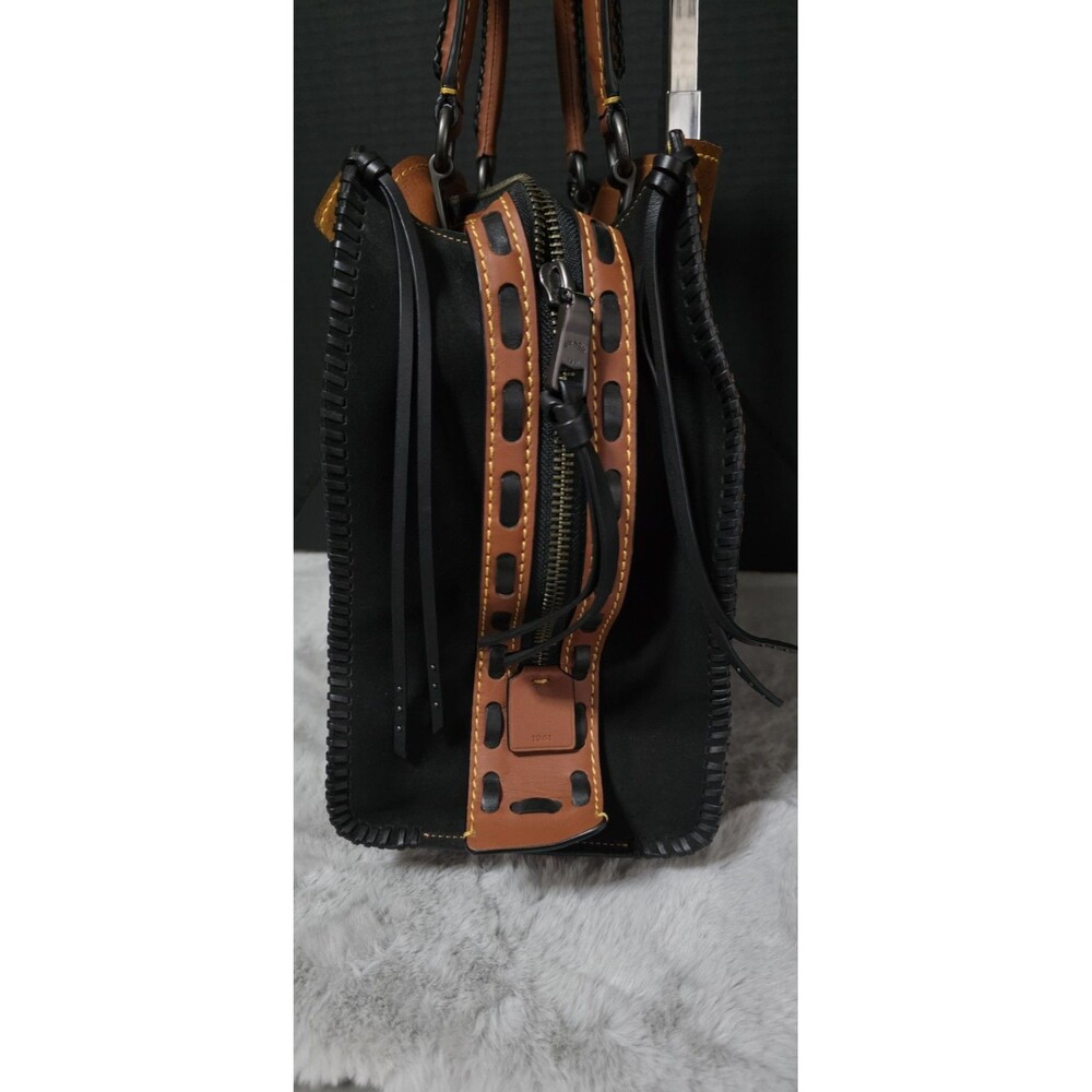 Coach 1941 WESTERN ROGUE 36 STUDS RIVETS SUEDE Whipstitch Details - Picture 5 of 15